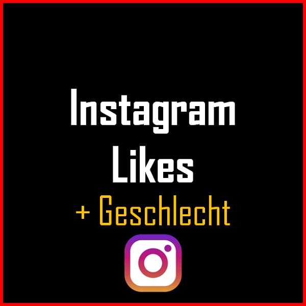 Instagram Likes + Geschlecht Produkt